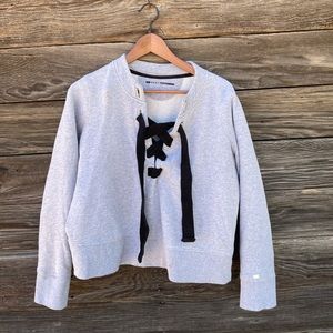 DKNY Lace up sweatshirt